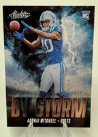 Adonai Mitchell 2024 Panini Absolute By Storm Series Mint Rookie Card #BS-AML