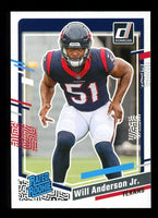 Will Anderson Jr. 2023 Panini Donruss Rated Rookie Series Mint Rookie Card #342