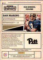 Dan Marino 2017 Panini Contenders Draft Picks Old School Colors Series Mint Card #17