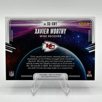 Xavier Worthy 2024 Panini Absolute Star Gazing Series Mint Rookie Card #SG-XWY