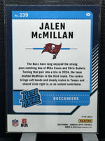 Jalen McMillan 2024 Donruss Optic Purple Shock Rated Rookie Series Mint Card #239