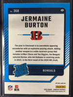 Jermaine Burton 2024 Donruss Optic Rated Rookies Preview Pink Series Mint Rookie Card #368