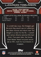 LaDainian Tomlinson 2010 Topps Football Draft 75th Anniversary Series Mint Card #75DA11