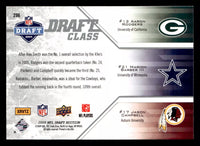 Aaron Rodgers / Marion Barber 2009 Upper Deck Draft Edition Draft Class Mint Card #296