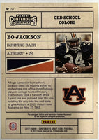 Bo Jackson 2017 Panini Contenders Draft Picks Old School Colors Series Mint Card #19
