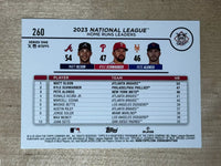 Matt Olson/Kyle Schwarber/Pete Alonso 2024 Topps National League Leaders Series Mint Card #260