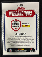 Trey Benson 2024 Panini Absolute Introductions Series Mint Rookie Card #I-TBN