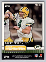 Aaron Rodgers / Brett Favre 2015 Topps Past and Present Performers Series Mint Card #PPP-RF