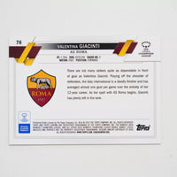 Valentina Giacinti 2022 2023 Topps Chrome Women's UEFA Rose Series Mint Card #76