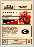 Todd Gurley II 2017 Panini Contenders Draft Picks Old School Colors Series Mint Card #10