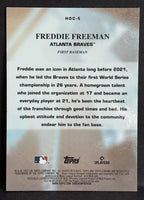 Freddie Freeman 2022 Topps Chrome Heart of the City Series Mint Card #HOC-5