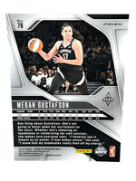 Megan Gustafson 2024 2025 Panini Prizm WNBA Blue Velocity Prizm Series Mint Card #78