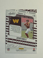 Jayden Daniels 2024 Panini Absolute Blue Parallel Foil Series Mint Rookie Card #102