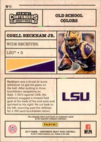 Odell Beckham Jr. 2017 Panini Contenders Draft Picks Old School Colors Series Mint Card #9