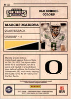 Marcus Mariota 2017 Panini Contenders Draft Picks Old School Colors Series Mint Card #12