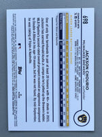 Jackson Chourio 2024 Topps Factory Set Variation Series Mint Rookie Card #698