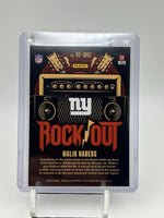 Malik Nabers 2024 Panini Absolute Rock Out Series Mint Rookie Card #RO-MNS