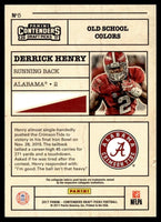 Derrick Henry 2017 Panini Contenders Draft Picks Old School Colors Series Mint Card #5