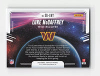 Luke McCaffrey 2024 Panini Absolute Star Gazing Series Mint Rookie Card #SG-LMY