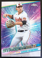 Gunnar Henderson 2024 Topps CHROME Stars of MLB Mint Insert Card #CSMLB-33