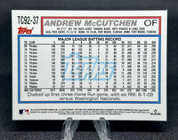 Andrew McCutchen 2021 Topps Chrome Redux '92 Refractor Series Mint Card #TC92-37