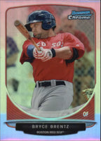 Bryce Brentz 2013 Bowman Chrome Mini Cream Of The Crop Refractor Series Mint Card #CC-BRS5
