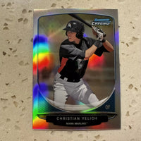 Christian Yelich 2013 Bowman Chrome Mini Cream Of The Crop Refractor Series Mint Card #CC-MM2