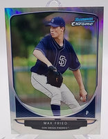 Max Fried 2013 Bowman Chrome Mini Cream Of The Crop Refractor Series Mint Card #CC-SDP3