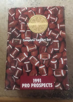 1991 Star Pics Pro Prospects NFL Football Factory Sealed Set featuring Brett Favre ookie year card and other Hall of Famers Emmitt Smith, Troy Aikman and Barry Sanders plus