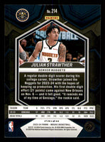 Julian Strawther 2023 2024 Panini Mosaic Green Series Mint Rookie Card #214