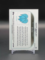 Matt Bewley 2023 2024 Topps Chrome Overtime Elite Refractor Series Mint Card #83