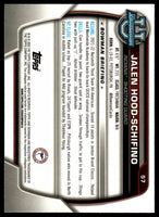 Jalen Hood-Schifino 2022 Bowman Chrome University 1st Bowman Pink Card #57