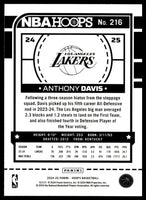 Anthony Davis 2024 2025 Panini Hoops Series Mint Card #216