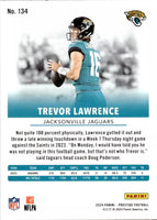 Trevor Lawrence 2024 Panini Prestige Diamond Xtra Points Series Mint Card #134