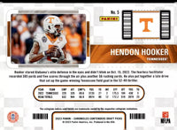 Hendon Hooker 2023 Panini Chronicles Draft Picks Contenders College Ticket Series Mint Card #5