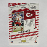 Patrick Mahomes 2024 Panini Absolute Series Mint Card #50