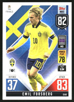 Emil Forsberg 2022 2023 TOPPS Match Attax International Stars Series Mint Card #IS82