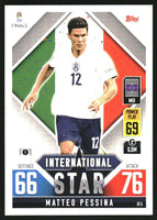 Matteo Pessina 2022 2023 TOPPS Match Attax International Stars Series Mint Card #IS5