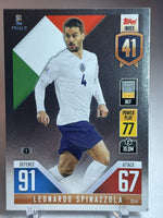 Leonardo Spinazzola 2022 2023 TOPPS Match Attax Nations League Series Mint Card #CD41