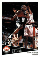 Tony Parker 2001 2002 Fleer Shoebox Series Mint Rookie Card #180 Only 2500 Made