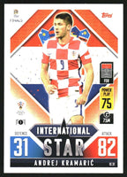 Andrej Kramaric 2022 2023 TOPPS Match Attax International Stars Series Mint Card #IS31