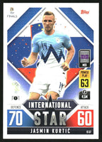 Jasmin Kurtic 2022 2023 TOPPS Match Attax International Stars Series Mint Card #IS67