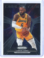 Lebron James 2022 2023 Panini Prizm Deep Space Series Mint Card #7