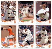 2013 Topps Opening Day Baseball Series Complete 220 Card Set With Stars and Rookies