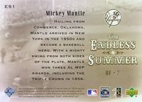 2001 Upper Deck Hall of Famers Endless Summer Insert Set with Mickey Mantle and Joe DiMaggio Plus