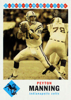 2002 Topps Heritage Classic Renditions Mint Insert Set with Peyton Manning Plus