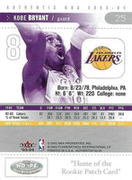 2003 2004 Fleer Authentix Basketball Series Complete Mint Set with Kobe Bryant PLUS