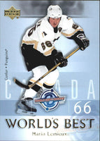 2004 2005 Upper Deck Hockey World's Best Insert Set with Mario Lemieux Plus