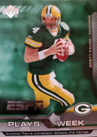 2005 Upper Deck ESPN Plays of the Week Insert Set with Roethlisberger, Favre and Manning Plus