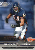 2005 Upper Deck ESPN Plays of the Week Insert Set with Roethlisberger, Favre and Manning Plus